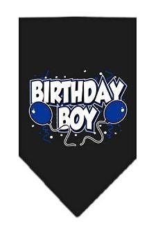 Birthday Boy Screen Print Bandana in Many Colors - Posh Puppy Boutique