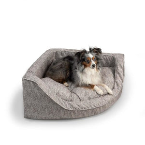 Luxury Overstuffed Corner Dog Bed - Show Dog Collection