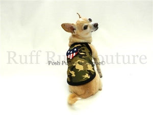 Camo Green American Summer Tank - Posh Puppy Boutique