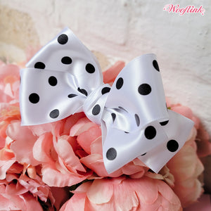 Wooflink Polka Polka Dot Dot Hairbow in 3 Colors