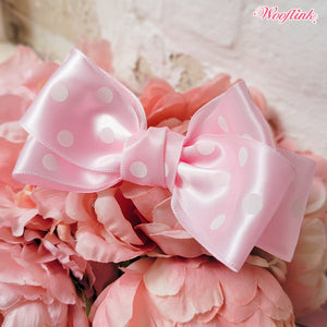 Wooflink Polka Polka Dot Dot Hairbow in 3 Colors