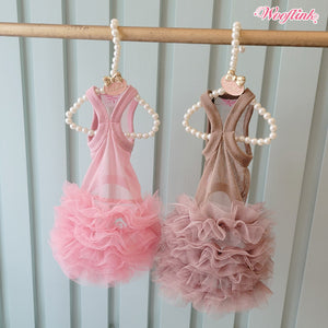 Wooflink Baby Tulle Dress in Pink