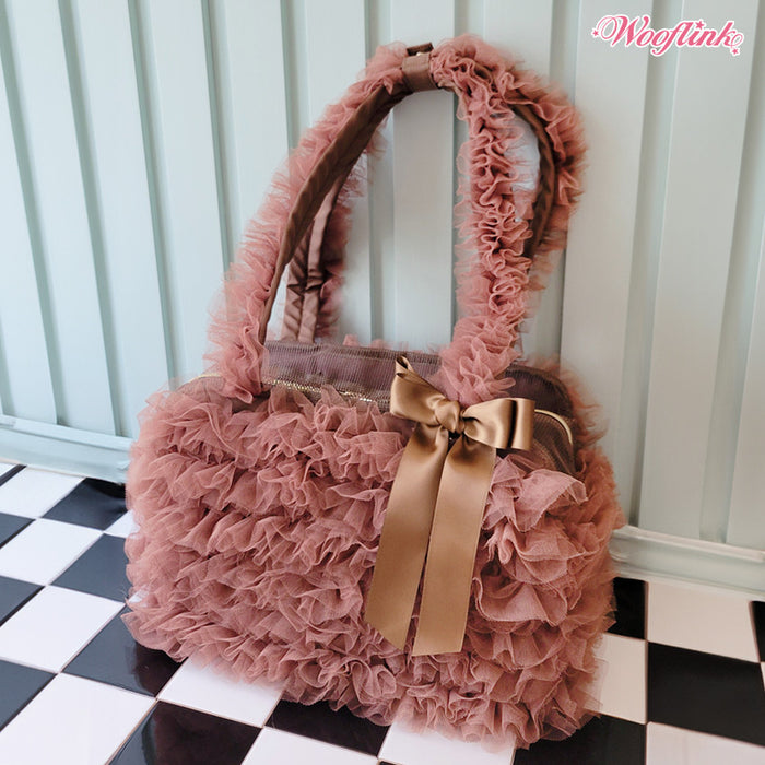 Wooflink Daydream Bag Tulle 2 in Chestnut