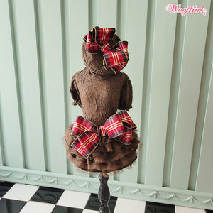 Wooflink Hi Fall Dress in Chocolate