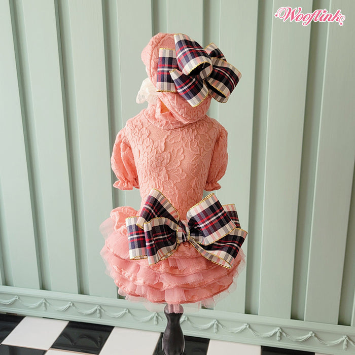 Wooflink Hi Fall Dress in Vintage Pink