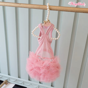 Wooflink Baby Tulle Dress in Pink