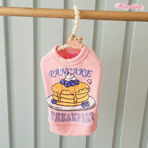 Wooflink Pancake Breakfastt Sweatshirt in Pink