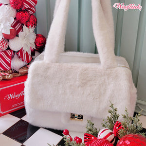 Wooflink Luxe Bag 3  Fur - White