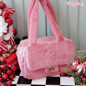 Wooflink Luxe Bag 3  Fur - Pink