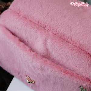 Wooflink Luxe Bag 3  Fur - Pink