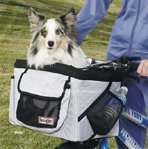 Buddy Bike Basket in Silver - Posh Puppy Boutique