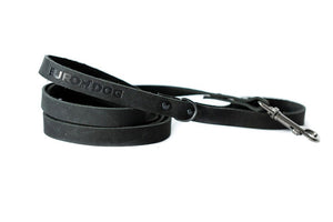 Black Sport Quick-Release Leather Collar