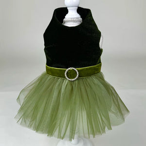 Sugar Plum Fairy Dress in Emerald Green