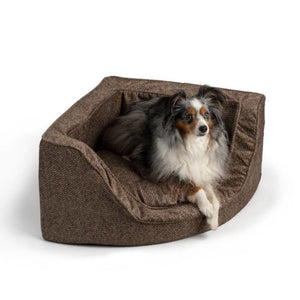 Luxury Overstuffed Corner Dog Bed - Show Dog Collection