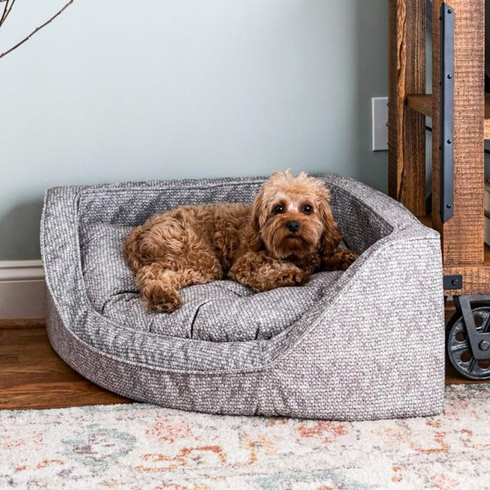 Luxury Overstuffed Corner Dog Bed - Show Dog Collection