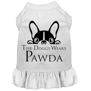 The Doggy Wears Pawda Dress - Many Colors