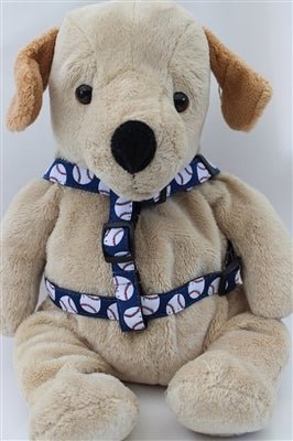 Baseball Collection - Step In Harnesses All Metal Buckles - Posh Puppy Boutique