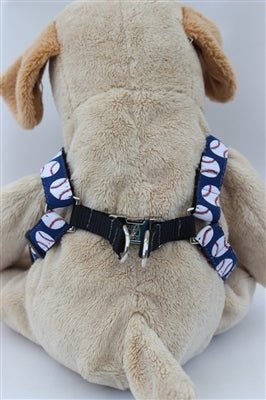 Baseball Collection - Step In Harnesses All Metal Buckles - Posh Puppy Boutique