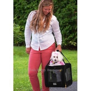 Car Seat-Carrier - Black - Posh Puppy Boutique