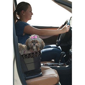 Bucket Seat Booster - Chocolate - Posh Puppy Boutique