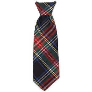 Black Stewart Plaid Neck Tie - Posh Puppy Boutique