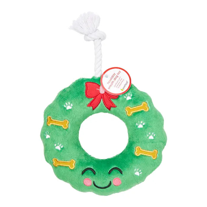 Howliday Wreath Tug Toy