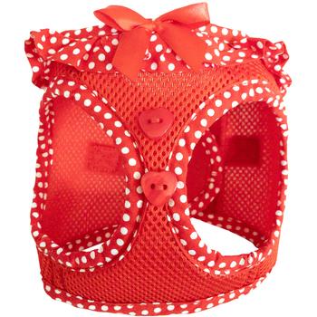 American River Choke Free Dog Harness - Red Polka Dot