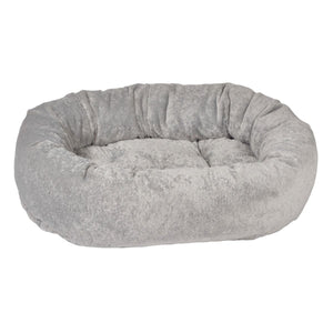 Donut Bed Shearling Collection in Grey Goose