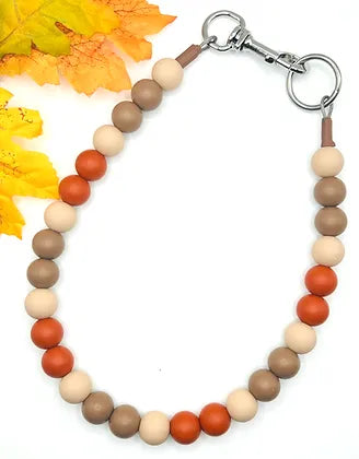 Fall Pumpkin Spice Beaded Collar