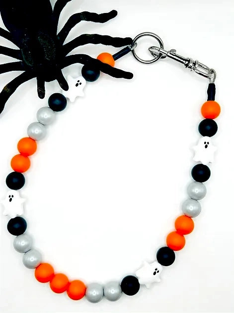 Boo! Halloween Beaded Collar