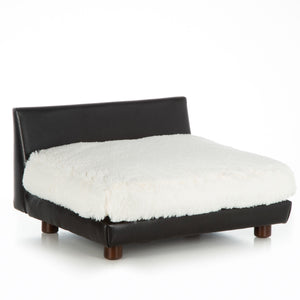 Club Nine Pets Roma Orthopedic Dog Bed in Ivory - Posh Puppy Boutique