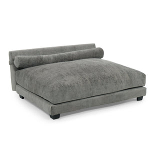 Club Nine Pets Roma Orthopedic Dog Bed in Steel - Posh Puppy Boutique