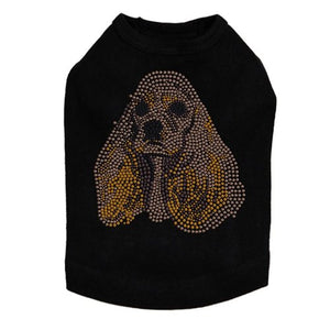 Cocker Spaniel Face Rhinestone Tank - Many Colors - Posh Puppy Boutique