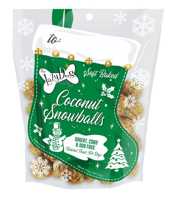 Coconut Snowballs Stocking Treat Bag