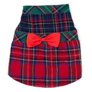 Colorblock Tartan Dress - Posh Puppy Boutique