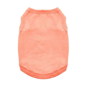 Cotton Dog Tank - Coral - Posh Puppy Boutique