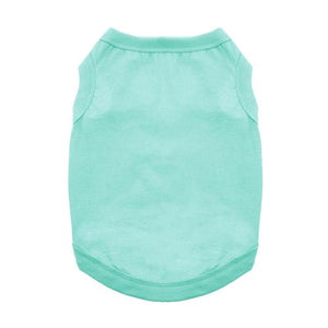 Cotton Dog Tank - Teal - Posh Puppy Boutique