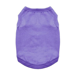 Cotton Dog Tank - Ultra Violet - Posh Puppy Boutique