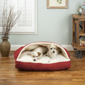 Cozy Cave Rectangle Dog Bed in Many Colors - Posh Puppy Boutique