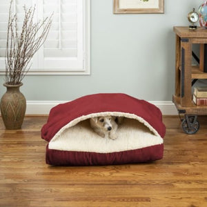 Cozy Cave Square Dog Bed in Many Colors - Posh Puppy Boutique