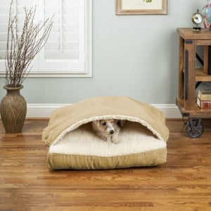 Cozy Cave Square Dog Bed in Many Colors - Posh Puppy Boutique