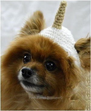 Crochet Unicorn Beanie Hat - Posh Puppy Boutique