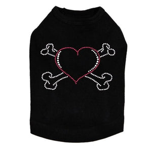 Crossbone Love Tank - Many Colors - Posh Puppy Boutique