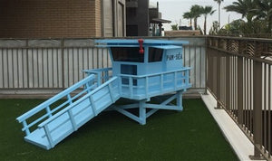 Custom Exclusive Lifeguard Stand Dog House - Posh Puppy Boutique