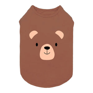 Cute Brown Bear Shirt - Posh Puppy Boutique