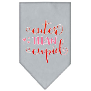 Cuter Than Cupid Screen Print Bandana in Many Colors - Posh Puppy Boutique