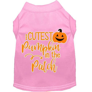 Cutest Pumpkin in the Patch Screen Print Dog Shirt in Many Colors - Posh Puppy Boutique