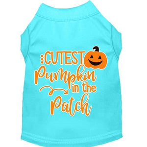 Cutest Pumpkin in the Patch Screen Print Dog Shirt in Many Colors - Posh Puppy Boutique