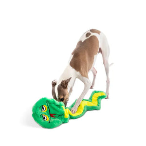 Guru Pet Hide-A-Tail Green Snake Plush Toy in 3 Big Sizes