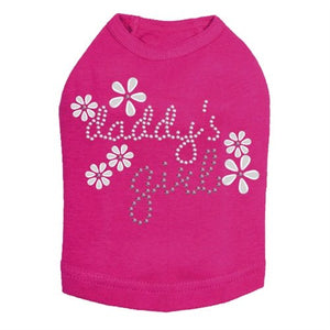 Daddy's Girl #3 Rhinestone Dog Tank - Many Colors - Posh Puppy Boutique